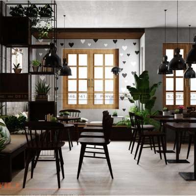 Thiết kế quán cafe trà cúc - Hải Phòng